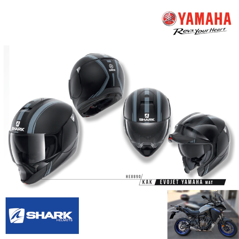 Casco Shark EvoJet Yamaha Mat casco Jet Yamaha - TERZIMOTOR SNC